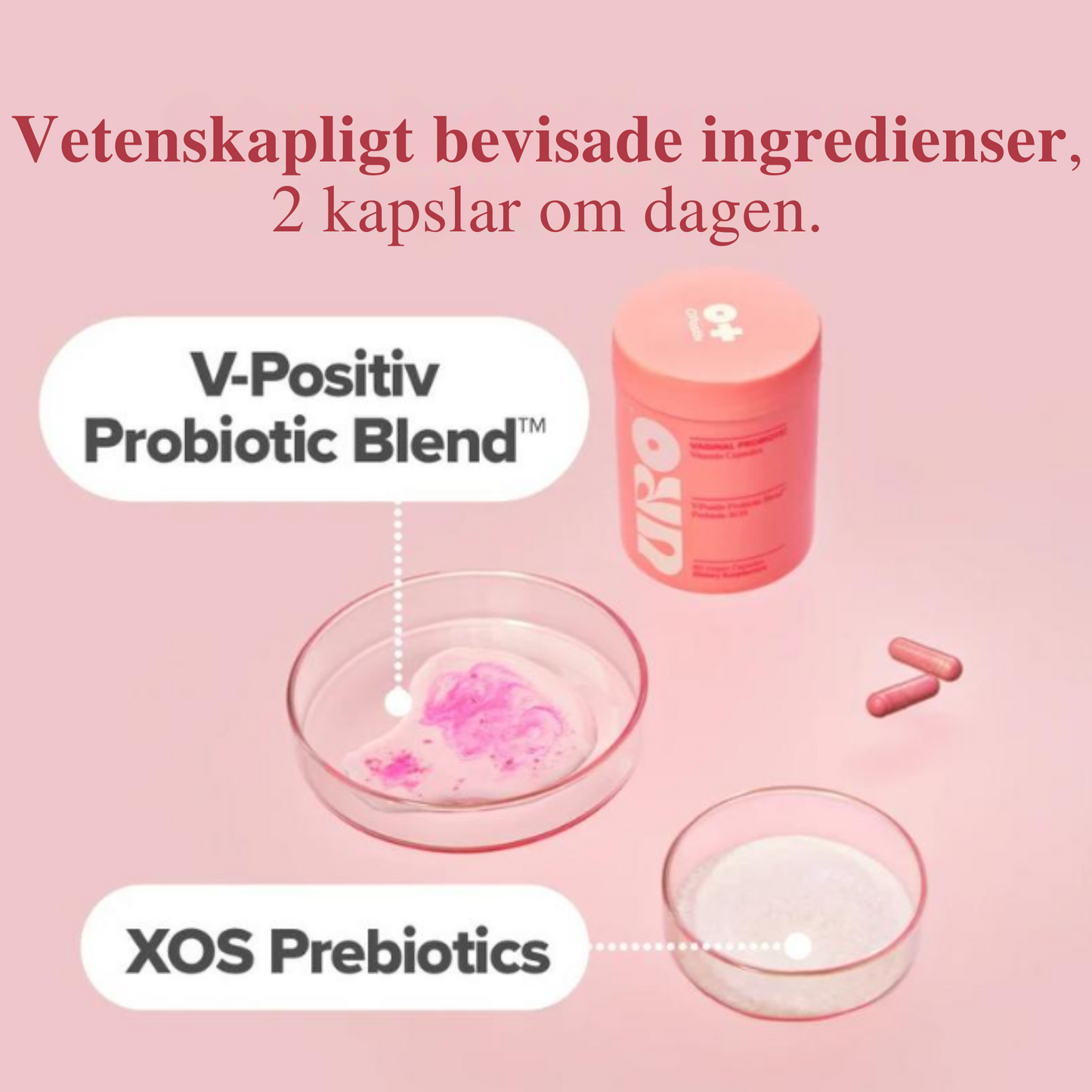 URO – Vaginal Probiotika för Kvinnlig Balans