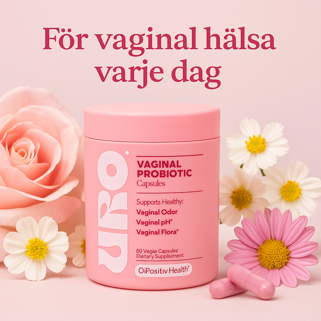 URO – Vaginal Probiotika för Kvinnlig Balans