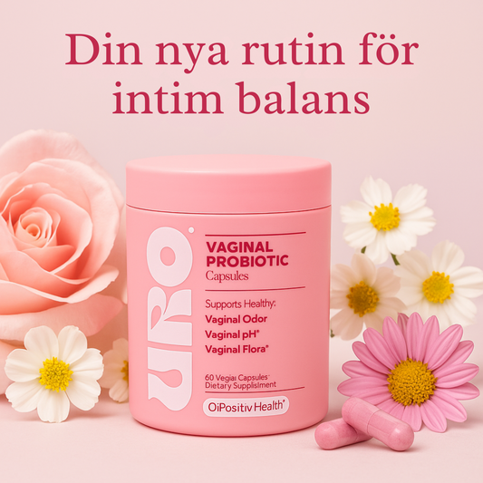 URO – Vaginal Probiotika för Kvinnlig Balans